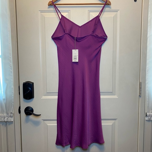 A New Day Vibrant Purple Slip Dress Adjustable Straps Sz Small NWT - Picture 4 of 12